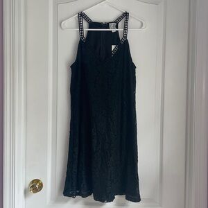 Francesca’s Black Lace Dress